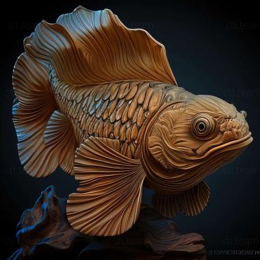 3D model Etheostoma (STL)